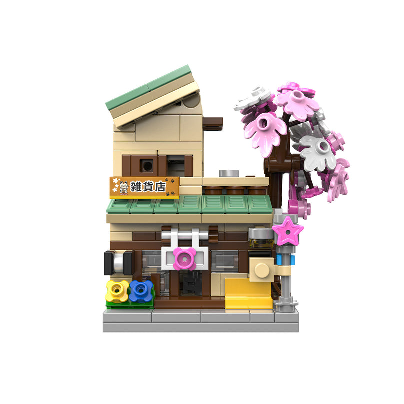 Mini Kitty's Japanese Grocery Store - Block Building Set 330 pcs (CADA)