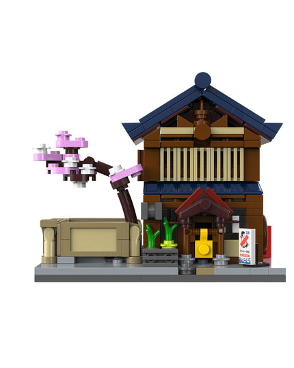 Mini Japanese Sento Bathhouse - Block Building Set 352 pcs (CADA)