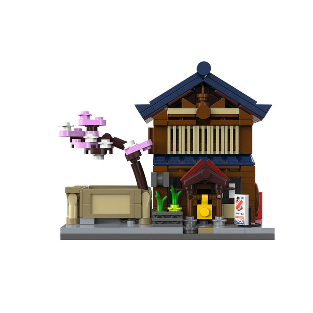 Mini Japanese Sento Bathhouse - Block Building Set 352 pcs (CADA)