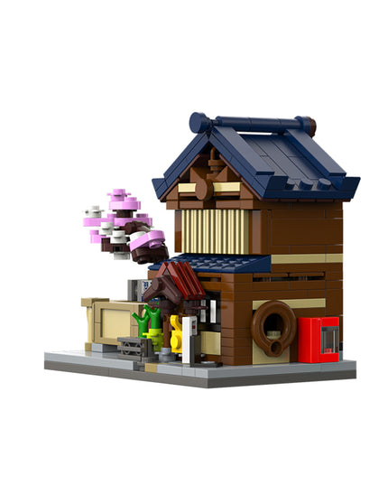 Mini Japanese Sento Bathhouse - Block Building Set 352 pcs (CADA)