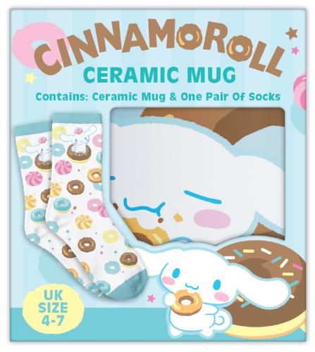 Sanrio - Cinnamoroll Mug & Sock Set (BLUE SKY STUDIO)