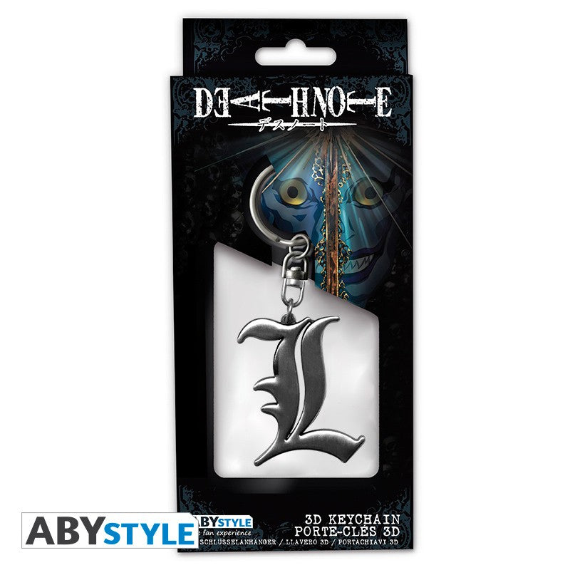 Death Note - "L" 3D Keychain (ABYKEY194)