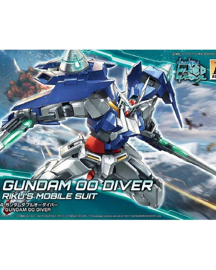 1/144 HG Gundam 00 Diver Riku's Mobile Suit - Gundam Model Kit (BANDAI)