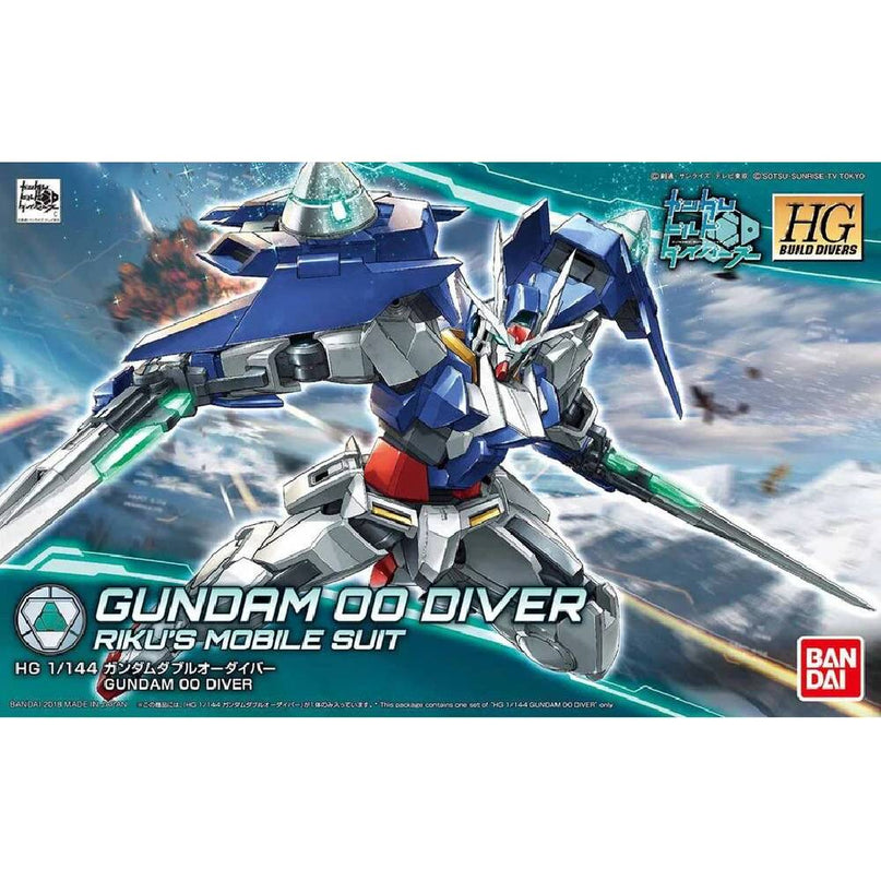 1/144 HG Gundam 00 Diver Riku's Mobile Suit - Gundam Model Kit (BANDAI)