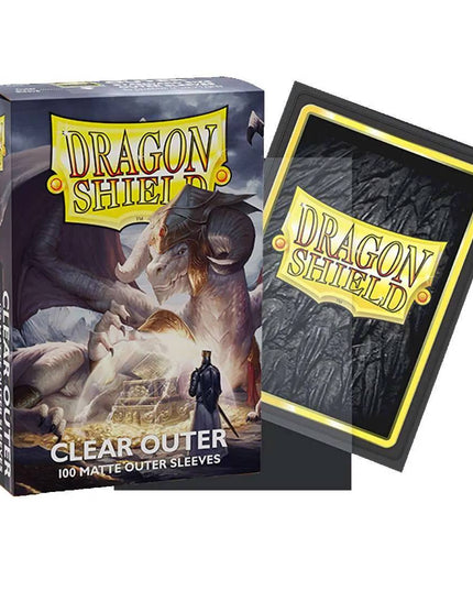Dragon Shield - Standard Size Outer Sleeves  - Matte Clear (100)