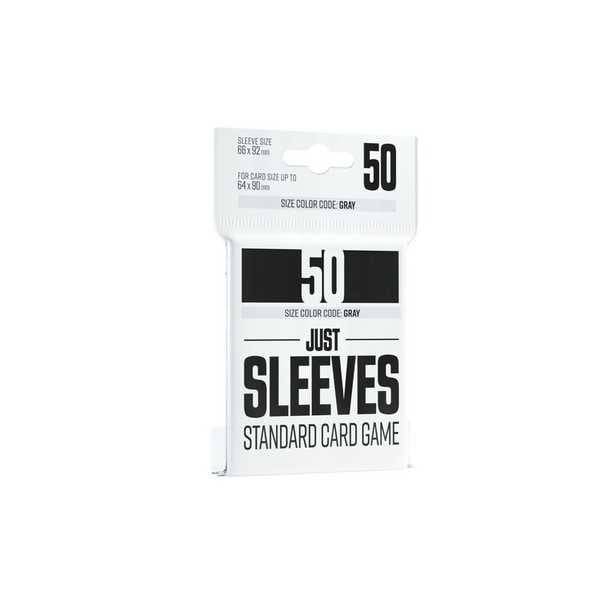 Just Sleeves: Standard Card Game Black (50) (GAME GENIC)