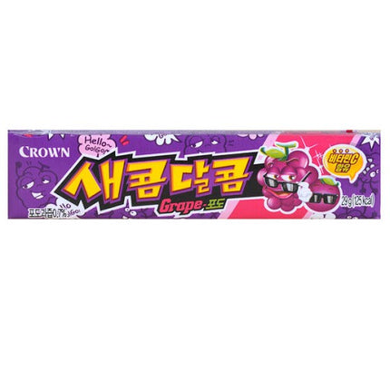 CROWN - Saekom Dalkom Grape Hi-Chew Candy Snack (29g)