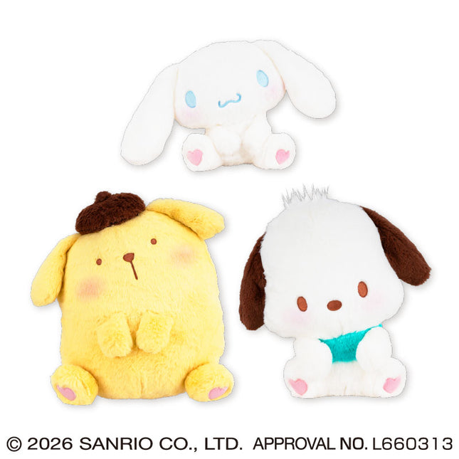Sanrio Characters Fluffy Sitting Plush BIG Type 2 (EIKOH)
