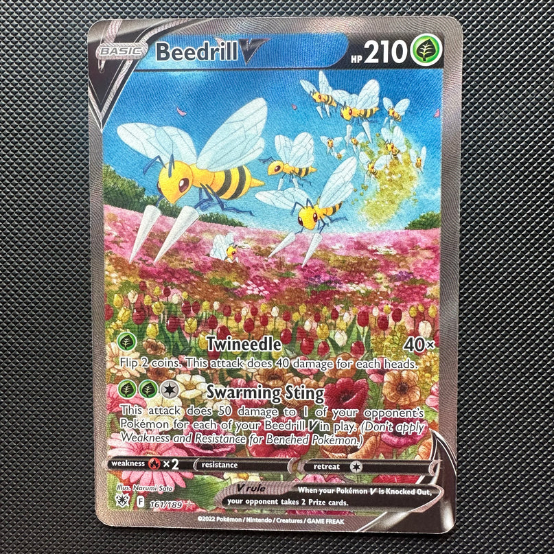 (Sidcup) Pokemon TCG Single - Beedrill V | Astral Radiance 161/189 - NM