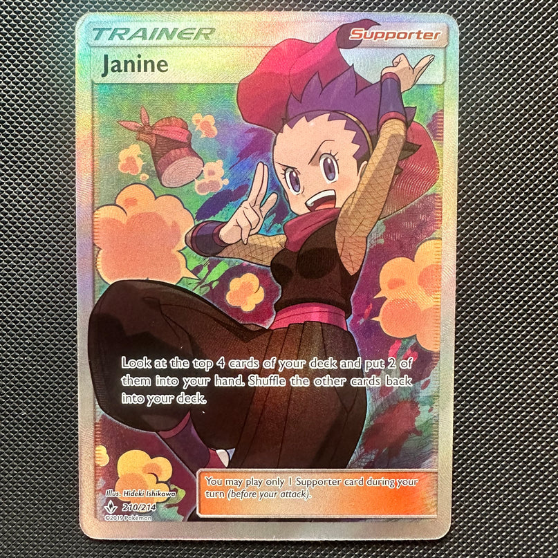 (Sidcup) Pokemon TCG Single - Janine Art Rare | Unbroken Bonds 210/214 - NM