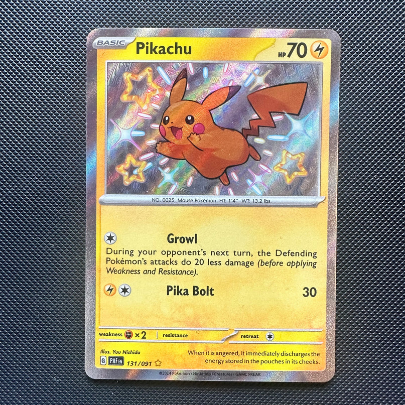 (Sidcup) Pokemon TCG Single - Pikachu Shiny | Paldean Fates 131/091 - NM