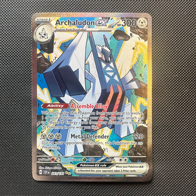 (Sidcup) Pokemon TCG Single - Archaludon EX | Surging Sparks 241/191 - NM