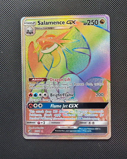 (Sidcup) Pokemon TCG Single - Salamence GX | Dragon Majesty 73/70