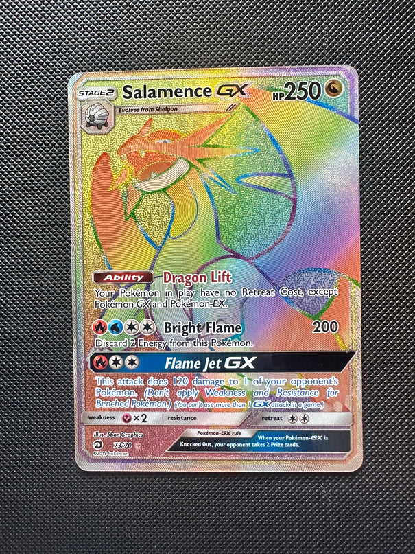 (Sidcup) Pokemon TCG Single - Salamence GX | Dragon Majesty 73/70