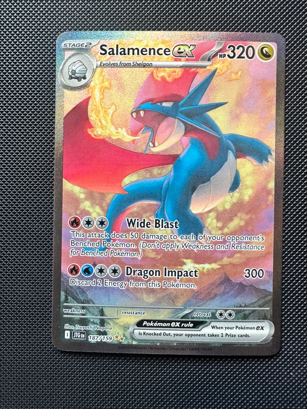 (Sidcup) Pokemon TCG Single - Salamence ex | Journey Togther 187/159 NM