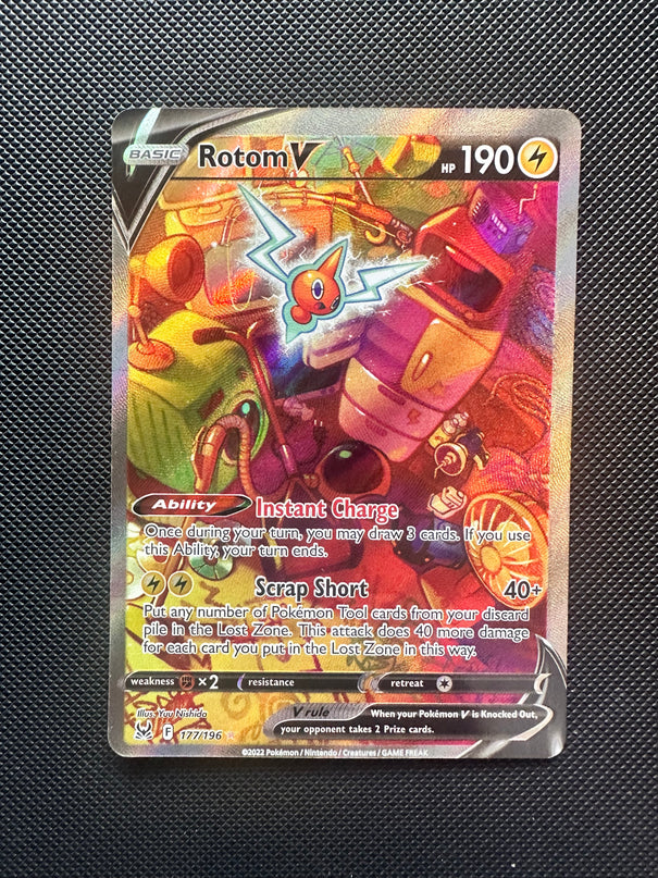 (Sidcup) Pokemon TCG Single - Rotom V | Lost Origin 177/196 (LP)