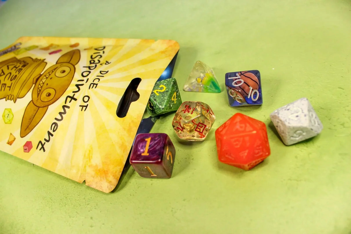 Mystery Dice Goblin - Dice of Disappointment - Funny Dice Mystery Bags