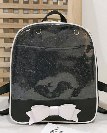 Ita Bag - Sailor Moon Inspired BLACK ITA Backpack Bag with Bow (Medium Duty)