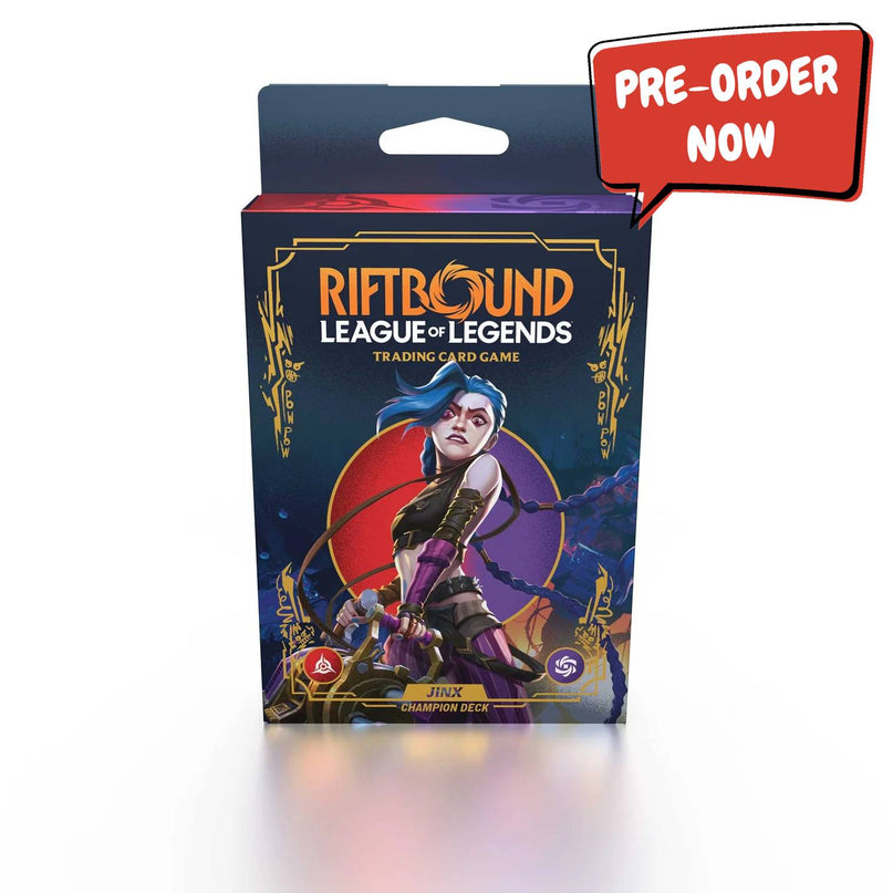 RELEASE 31st OCT 2025: Riftbound: League of Legends TCG - Set 1 - Origins Champion Deck - Jinx