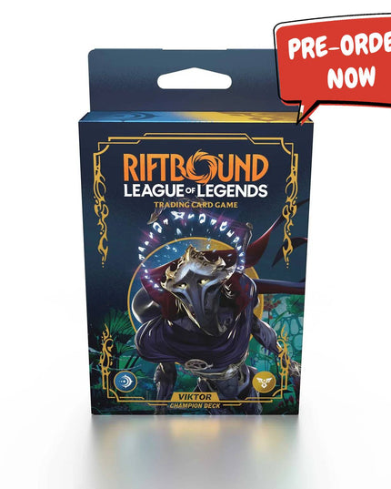 RELEASE 31st OCT 2025: Riftbound: League of Legends TCG - Set 1 - Origins Champion Deck - Viktor
