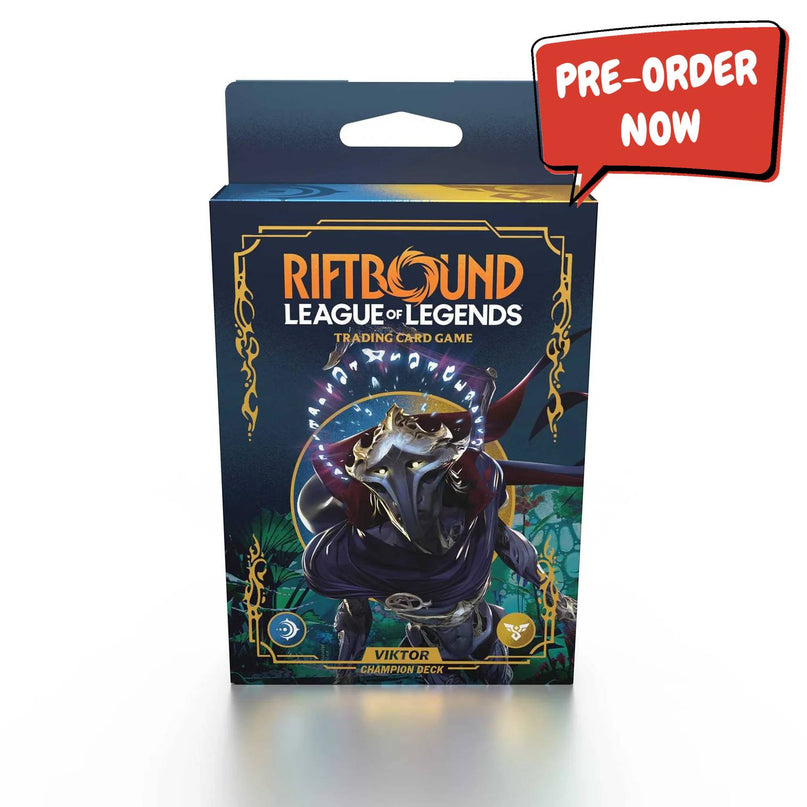 RELEASE 31st OCT 2025: Riftbound: League of Legends TCG - Set 1 - Origins Champion Deck - Viktor