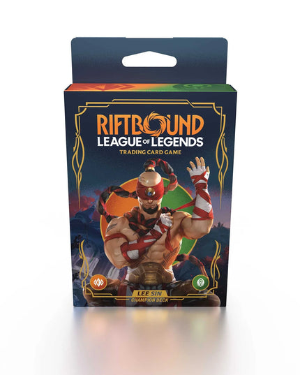 RELEASE 31st OCT 2025: Riftbound: League of Legends TCG - Set 1 - Origins Champion Deck - Lee Sin