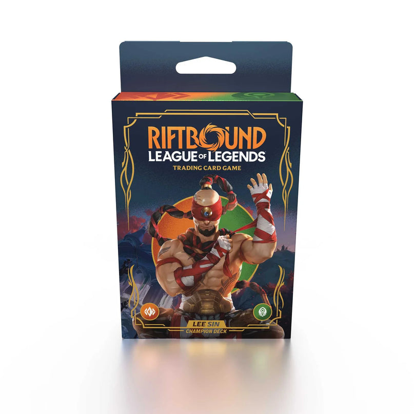 RELEASE 31st OCT 2025: Riftbound: League of Legends TCG - Set 1 - Origins Champion Deck - Lee Sin