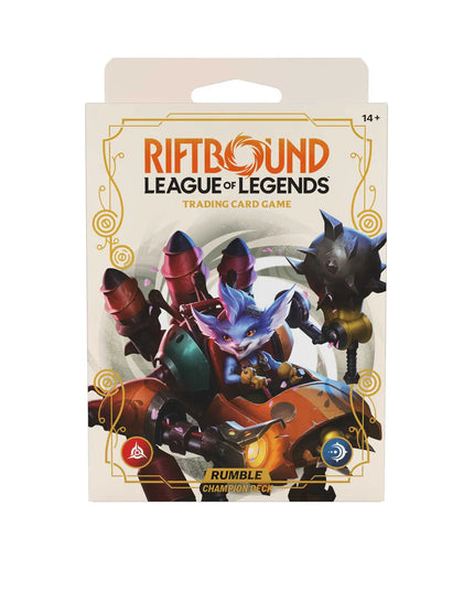 RELEASE 13th FEB 2026: Riftbound: League of Legends Trading Card Game - Spiritforged Champion Deck - Rumble