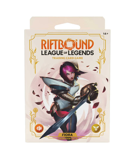 RELEASE 13th FEB 2026: Riftbound: League of Legends Trading Card Game - Spiritforged Champion Deck - Fiora