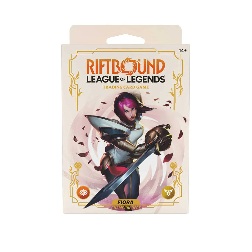 RELEASE 13th FEB 2026: Riftbound: League of Legends Trading Card Game - Spiritforged Champion Deck - Fiora