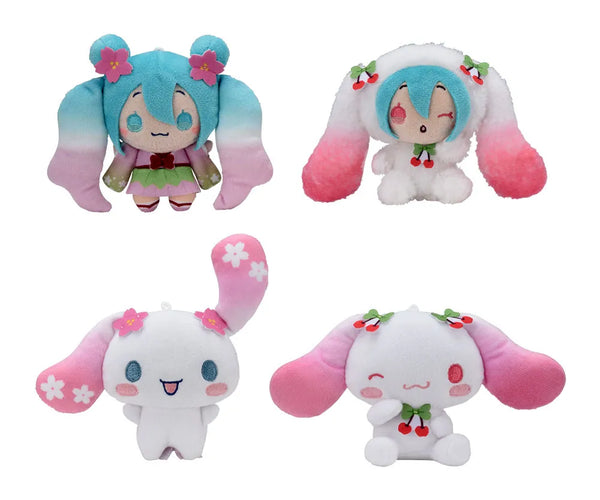 Hatsune Miku x Cinnamoroll - Cherry Blossom Plush Mascot 10cm