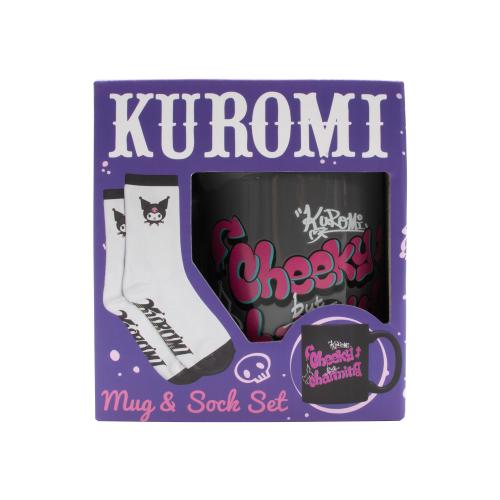 Sanrio - Kuromi Mug & Sock Set (BLUE SKY STUDIO)