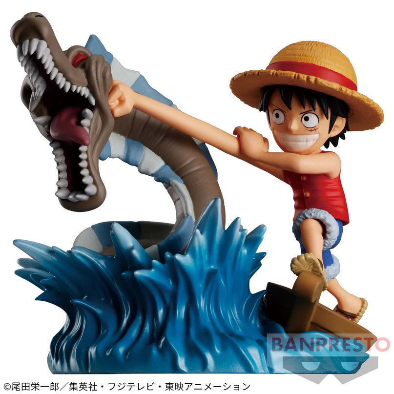 One Piece - Monkey D. Luffy VS Near Sea Lord 7cm - World Collectable Figure Log Stories (BANPRESTO)