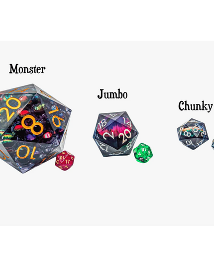 Mystery Dice Goblin - Liquid Core Jumbo D20 Mystery Bags