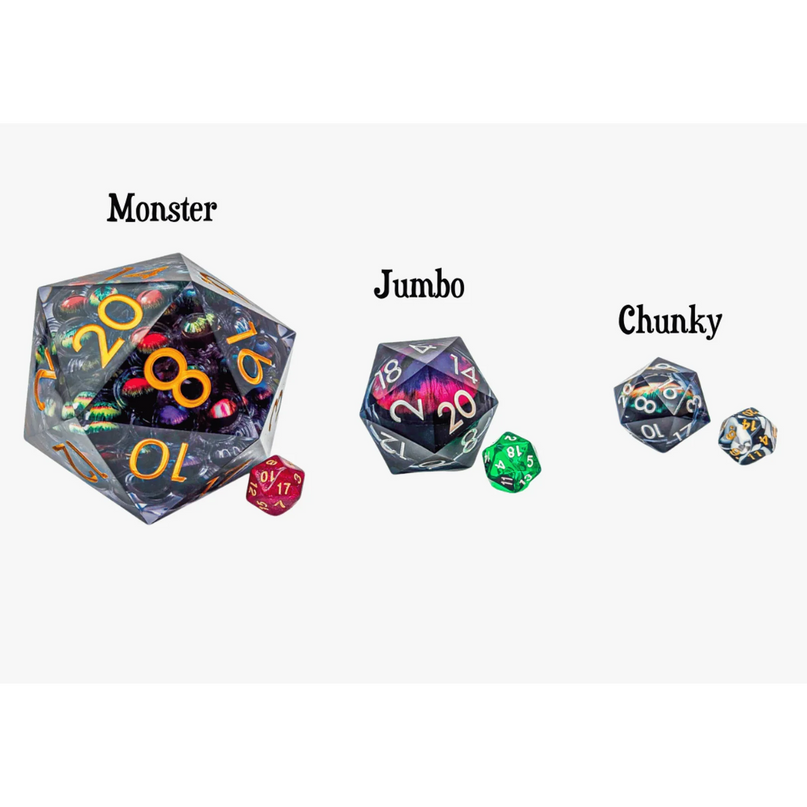 Mystery Dice Goblin - Liquid Core Jumbo D20 Mystery Bags