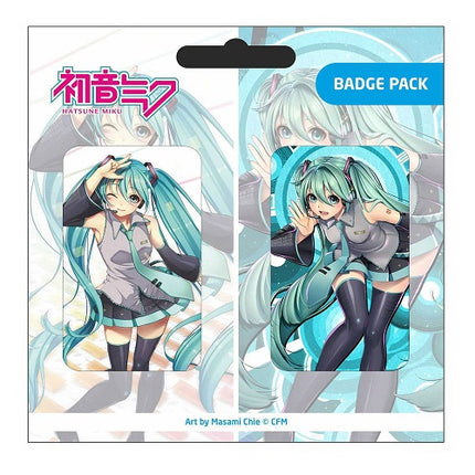 Hatsune Miku Pin Badges 2-Pack Set D (POP BUDDIES)