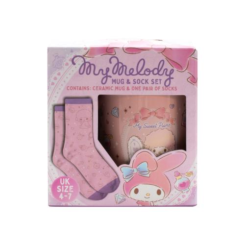 Sanrio -My Melody Mug & Sock Set (BLUE SKY STUDIO)