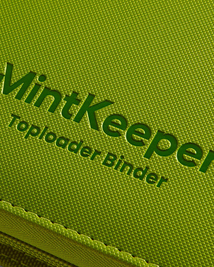 MintKeeper - 252 Toploader Binder - 9 Pocket - GREEN