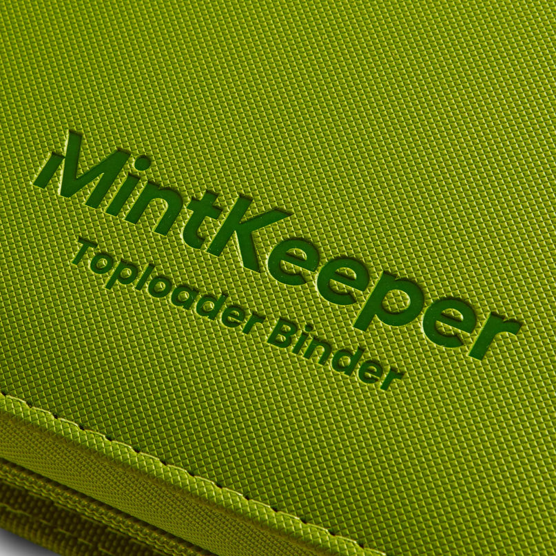 MintKeeper - 252 Toploader Binder - 9 Pocket - GREEN