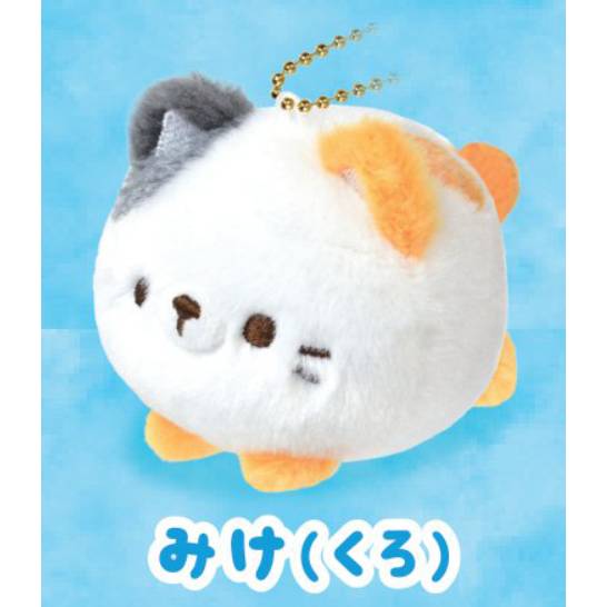 Manmaru Cat Petit Mascot Keychain 6.7cm (Select Character) (YELL JAPAN)