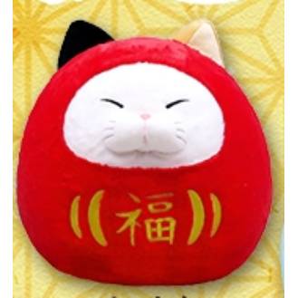 Higemanju Daruma Cats Big Plush 36cm (Select Character) (AMUSE)
