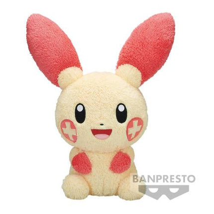 Pokemon - Big Fluffy Plusle 30cm (45cm Ears Measured) Plush (BANPRESTO)
