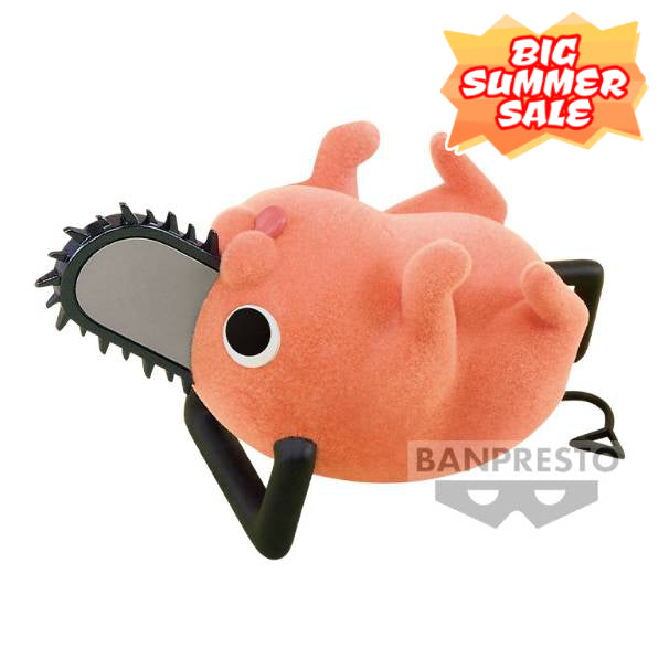 Chainsaw Man - Pochita Fluffy Puffy Figure Ver. B (Roll Over) 7cm (BANPRESTO)