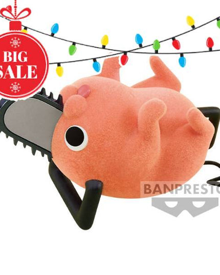 Chainsaw Man - Pochita Fluffy Puffy Figure Ver. B (Roll Over) 7cm (BANPRESTO)