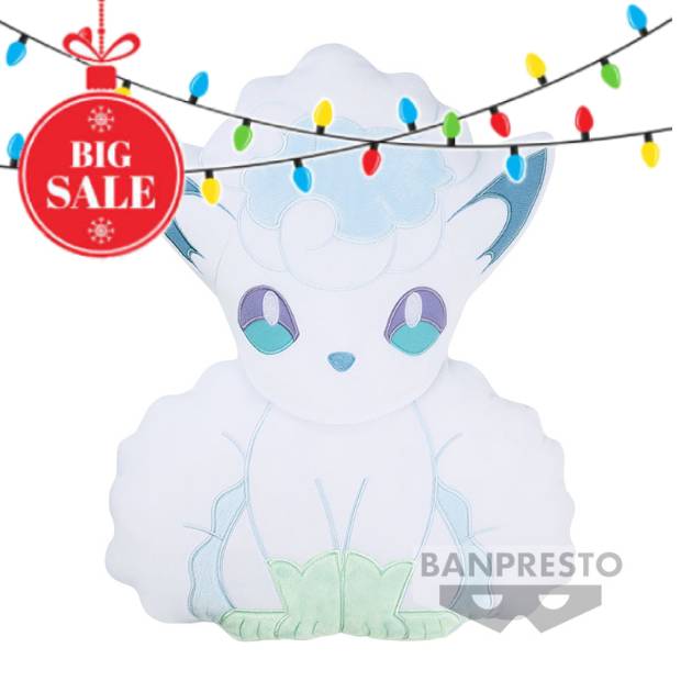 Pokemon - Alolan Vulpix Plush Cushion 40cm (BANPRESTO)