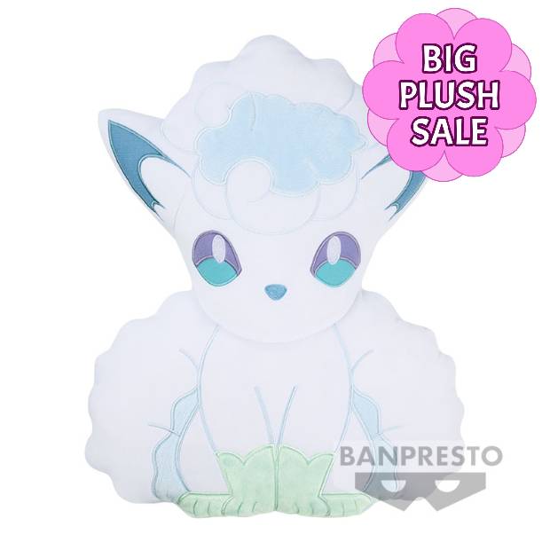 Pokemon - Alolan Vulpix Plush Cushion 40cm (BANPRESTO)