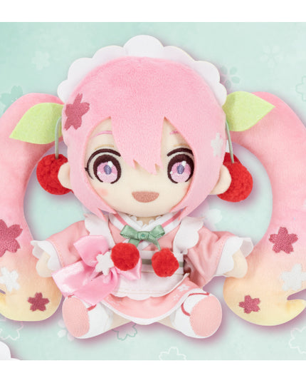 Hatsune Miku - Miku Japanese Sakura Cafe Ver. Plush 18cm (TAITO)