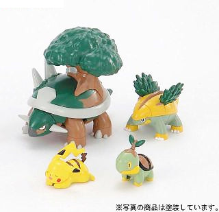 Pokemon - Torterra Evolution Set Plamo Plastic Model Kit (BANDAI)