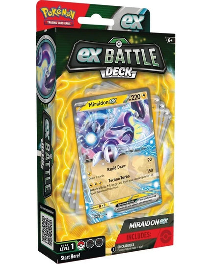 RELEASE 12th JULY 2024: Pokémon TCG - Miraidon ex Battle Decks