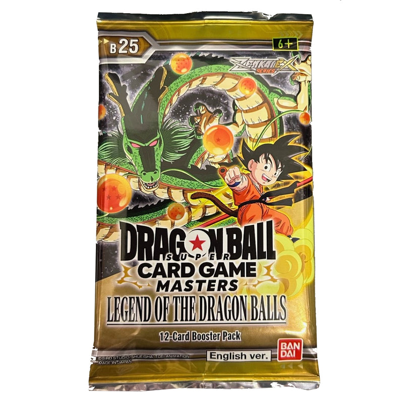 RELEASE 19th JULY 2024: Dragon Ball Super TCG Masters - Legend of the Dragon Balls - Zenkai Series EX Set 08 Booster Pack